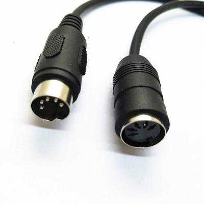 China Camera MIDI Extension Cable DIN 5 Pin Male to DIN 5 Pin Female MIDI/AT Adapter Extension Converter Cable Audio Cable for sale