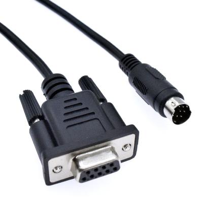 China Good quality electronic RS232 9 db to DIN connector FX cable MINI famale 9 db to ps2 mini din male cable for sale