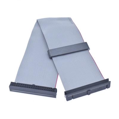 China 2.54mm Electronic Pitch FC 6-50 Pin Gray IDC Flat Ribbon Data Cable for sale