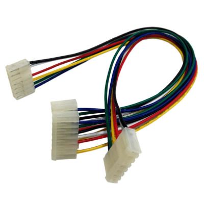 China Electronic factory wholesale molex 3.96mm 4pin 7pin female connector transparent wire to board connection cable assembly for sale