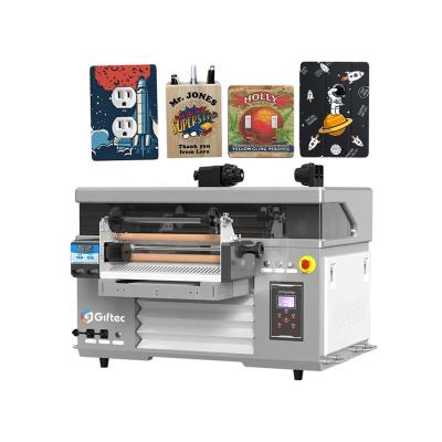 China Hotels Giftec Apollp-46V Multifunctional uv dtf flatbed printer a3 a4 uv sticker printing machine for sale