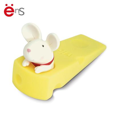 China Modern Hot Selling ENS Plastic Animal Mic Shaped Door Stopper for sale