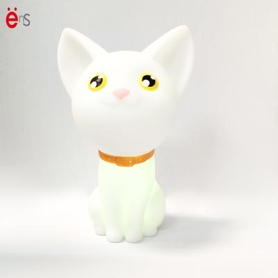 China Wholesale Office Modern Lovely LED Cat White Light Novelty Night Light for sale