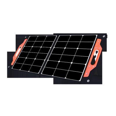 China Portable Foldable Cover 60w 18V Waterproof Fabric Folding Solar Panel 166mmx166mm for sale