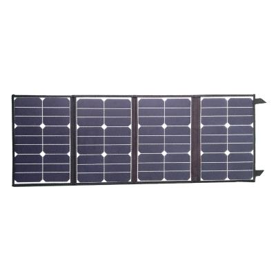 China High Efficiency 80W Polyester 900D Monocrystalline 900D Cell Integrated Foldable Solar Panel Charger for sale