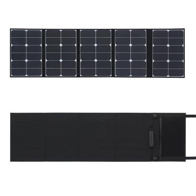 China 120w Portable Solar Charger Sun Power For Camping Collapsible Solar Panels Folding For Jackery 125mmx125mm for sale