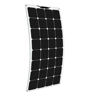 China 100 Watt Semi Flexible Solar Panel With Europe Certification 125mmx125mm for sale