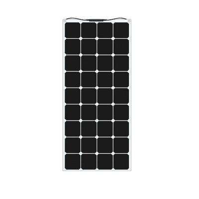 China Flexible Roof 200W Solar Panel For Camping Car RV Boat Roof Vans Home Solar Battery for sale