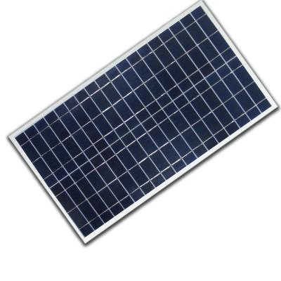 China GLASS+EVA+CELL+EVA+TPT 60W 18V No Frame Solar Panel Tempered Glass For Road Lighting Integrated Solar System for sale