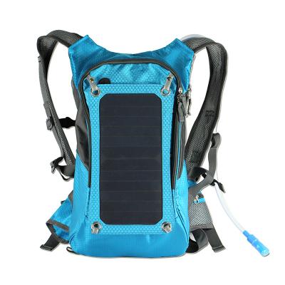 China With USB Hot Selling 30L Backpack With 6.5W Solar Panels Charger Outdoor Sports Waterproof Backpack For Cycling Hiking for sale