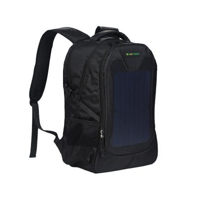 China With Portable USB Polyester Business Solar Panel Backpack Bag With USB Charger For Mobile Phones Digital Products Electronic Office for sale