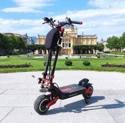 China 2021 New Style Men 11X Dual E-scooter 72V 3200W ZERO Powerful Motor Double Electric Scooter For Adult Two Colors Red And Blue for sale