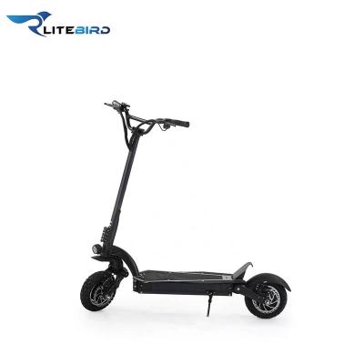 China 2021 Leading Unisex New Rise Folding Sunnytimes R10 Electric Portable Scooter 52V 1000-2000W Dual-Motor Foldable CE Certification for sale