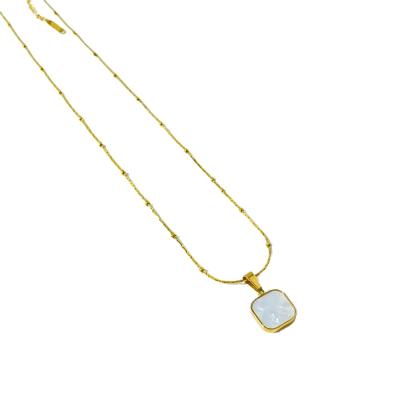 China Trendy High Quality Luxury Fashion Custom Necklace Color 14K Gold Silver Pendant Necklace in Necklaces for sale