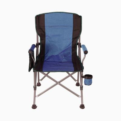 China Poolside Reception Restaurant Camping Folding Chair 600D Oxford Durable Fabric Material Large Armrest for sale