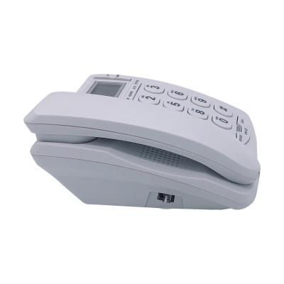 China Home For Seniors Cheap White Wall Desk Caller ID Display Phone Telephone With Speakerphone And Memory / Call Waiting for sale