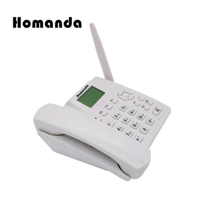 China GSM Landline Cordless Telephone Telephone - HOMANDA Landline Telephone Speakerphone Office Home Hotel Black GSM Landline HMD-1801FWP for sale