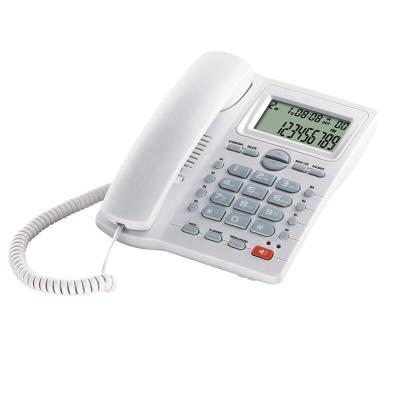 China Home / Office / Business Attached Telephone System 5 Star Hotel Wall Mount Desk Attached Landline Cable Telephones With Speakerphone , Caller ID Works for sale