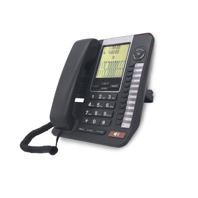 China Home/Office/Senior Landline Telephone Attached Black Display Desk Caller ID Backlight Home/Office/Hospital Phone Set for sale