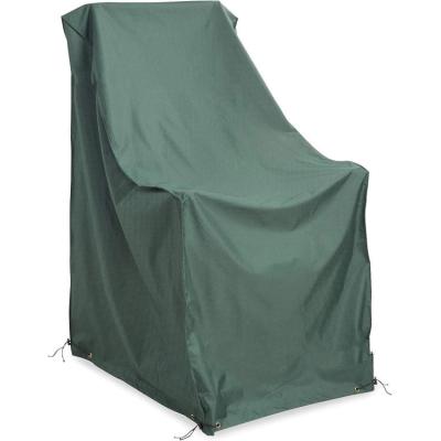 China Waterproof 2023 New Products Dust Outdoor Waterproof Polyester Patio Chair Cover Single Chair Furniture Chair Cover for sale