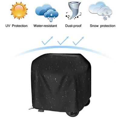 China Customized Logo Outdoor Heavy Duty Waterproof Heavy Duty BBQ Grill Cover 420d Dustproof Grill Dust Cover for sale