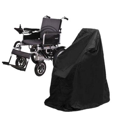 China Foldable Electric Power Wheelchair Waterproof Cover Factory Price Travel Wheelchair 210D Outdoor Dust Cover for sale