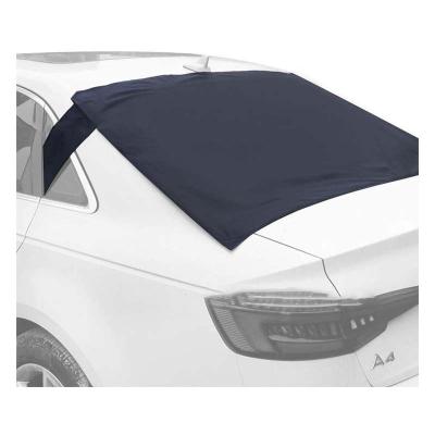 China Foldable Car Windshield Snow Protection Cover 210D Oxford Cloth Durable Car Windshield Sun Shade Back Cover for sale