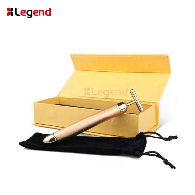 China Anti-puffiness 24K Gold Energy Beauty Bar Lifting and Firming Gold Face-lifting Rod Facial Massage for sale