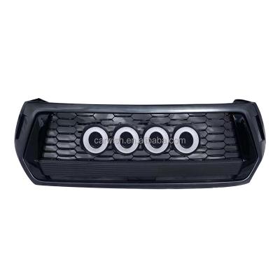 China Must be punched for installation Front Grille Black Front Grille fit for Toyota Hilux 2016-2019 for sale