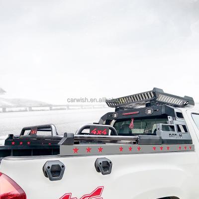 China High Quality Universal Steel Sports Pickup Truck 4x4 Roof Rack Roll Bar For Toyota Hilux Revo Vigo Tundra Tacoma For Dmax Ranger for sale