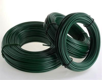 China Hot Sale Anti - Corrosion BWG 8 - 35 Anti Rust Green Color Multi Functional PVC Coated Binding Wire for sale