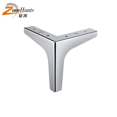 China Modern Triangle Sofa Leg Poses Furniture Material Y Shape Sofa Legs SMOOTH Metal for sale