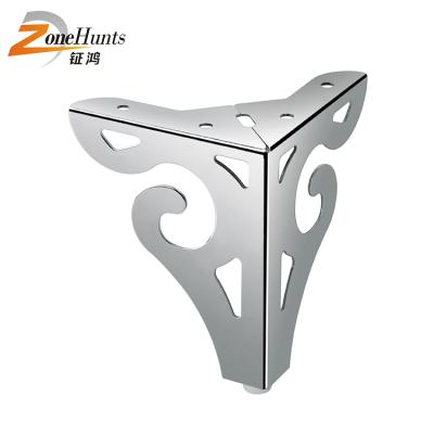 China New Technology Design Furniture Chrome Metal Poker Table Leg Y-shaped Cute Iron SMOOTH Sofa Leg for sale