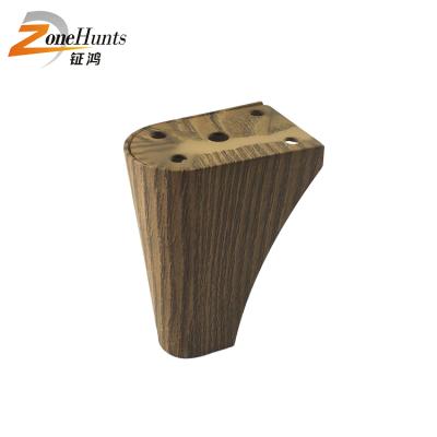 China Modern Customized Unfinished Antique Wood Furniture Legs 6 Inch Carved Metal Sofa Wood Legs Tapered Furniture Wood Legs for sale