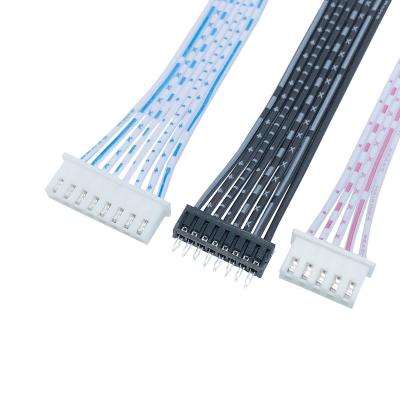 China Wholesale tinned wiring per wire harness xh2.54 electronic cable 2/3/4/5/6/10P Dupont single head black and white blue red terminal for sale