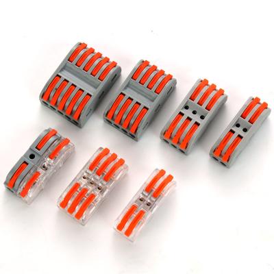 China Auto Wire Connector Replace Quick Splice Braking Wire Wiring Conductor Terminal Block With Fixing Accessories PCT-212 for sale