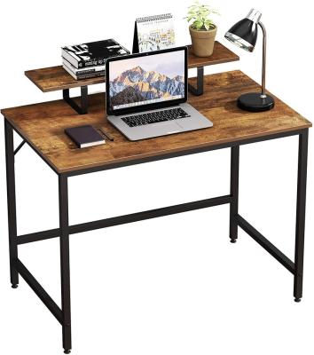 China (Size) Adjustable Personal Computer Desk Laptop Table with Storage for Controller Study Table for Home Office with Wood and Metal for sale