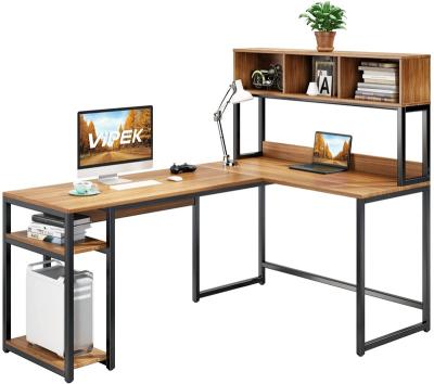 China (Size)Adjustable L-Shaped Desk with Hutch 69