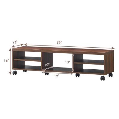 China Expandable Modern Wooden Living Room Furniture TV Stand Cabinet for sale