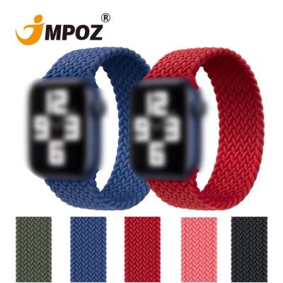 China Sport Adjustable Elastic Braided Silicon Loop Watch Band Rubber Woven Solo Strap For Apple Watch 38//42/44mm T500 W26 Smart Watch Strap for sale