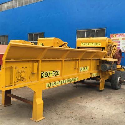 China Process Wooden Pallets Crusher Machine Horizontal Pallet Crusher for sale