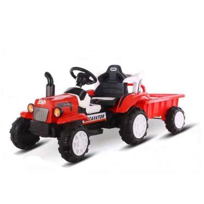 China Ride On Toy Early Education Function Electric Tractor Kids Toys With Usb Plug for sale