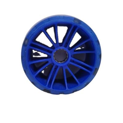 China PU Wheels 120mm*48mm With LED Flash Light PU Toy Wheels For Scooters With Magnet Core And Bearings for sale