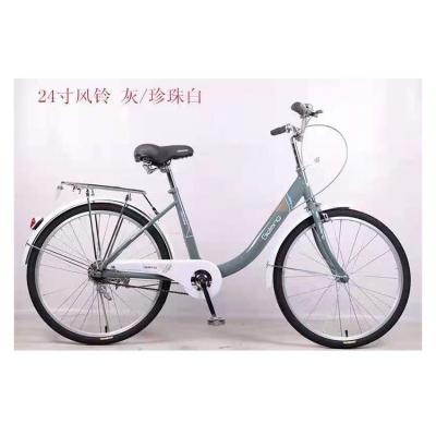 China Wholesale High Carbon Steel Classic Ladies Bikes 24 Inch Urban Cheap Adult Bicycles for sale