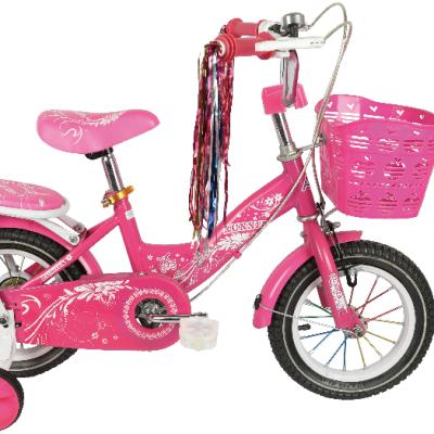 China Wholesale cheap high carbon steel children's bicycle purple pink 12 inch bicycle girl bicycle for sale