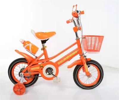 China 2021 New 16 Inch High Carbon Steel Children's Bicycle Cute Girl Toy Car With Training Wheels 16 Inch Car for sale