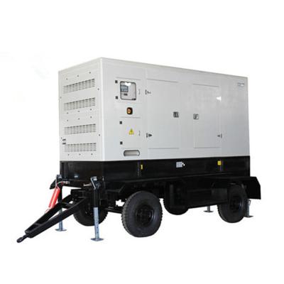 China Mobile Power Plant Trailer Mounted 150kva 200kva Silent Electric Towable Diesel Generator GNR for sale