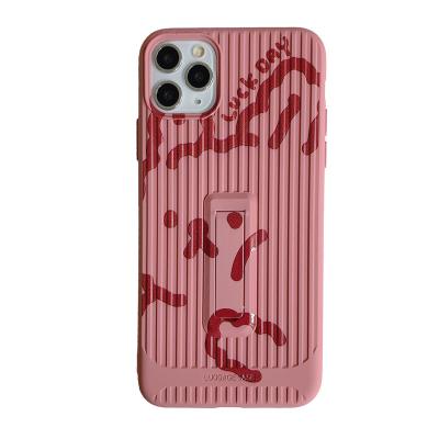 China promax shell 12 trunk shockproof shell bracket soft cell phone case for iPhone X SE2 8plus XR phone case for sale