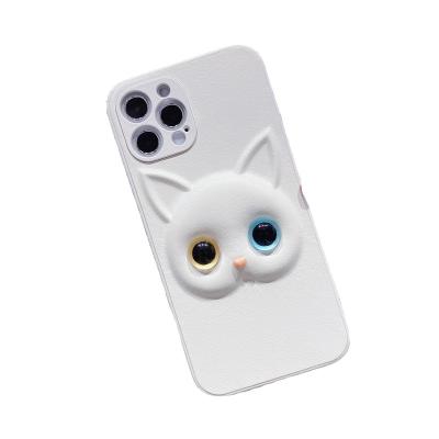 China 2021 New Cell Phone Accessories Durable And Aesthetic Animal Cartoon Silicone Cell Phone Case Can Be Customized For Apple 11 Cell Phone Case for sale