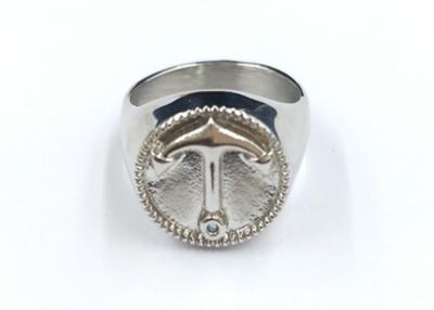 China Custom Made Stainless Steel Rings , Unisex Stainless Steel Thumb Rings for sale